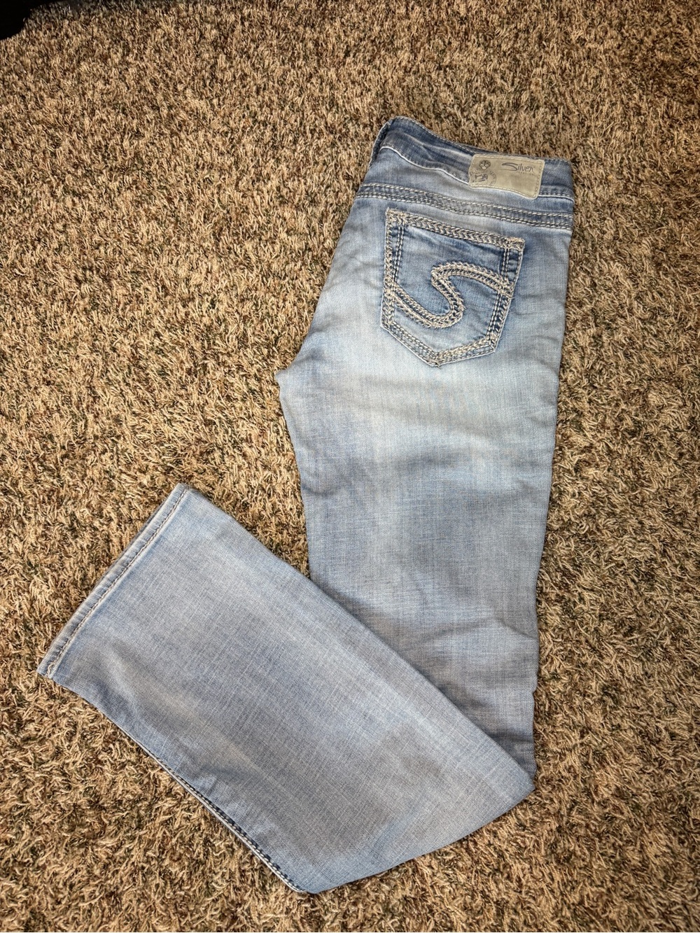Women’s Silver Jeans Light Blue Slim Bootcut Jeans 29/33